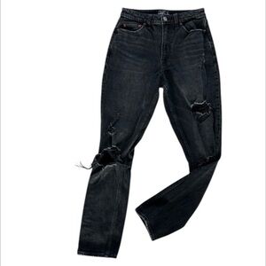 Abercrombie Simone high rise slim jeans size 25 in black